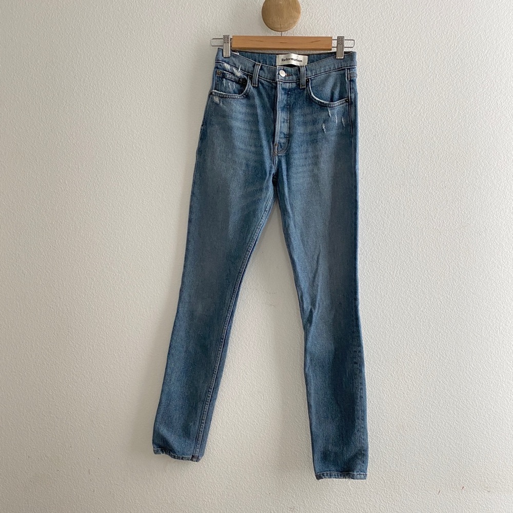 Reformation Serena High Rise Skinny Lanai Jeans